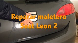 Reparar cerradura maletero Seat Leon 2 [upl. by Trebbor643]