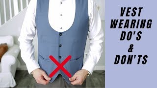 How To Wear A Vest For Men  Waistcoat [upl. by Azial]