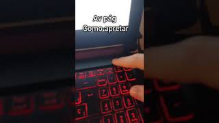 vídeo tutorial de cómo apretar la tecla av pág del teclado [upl. by Ardnoik369]