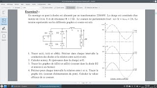 Correction exercice3  Redresseur [upl. by Lucius]