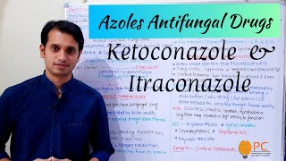 Antifungal Drugs Part 4 Pharmacology of Ketoconazole and Itraconazole  Azoles Antifungal Drugs [upl. by Madora]