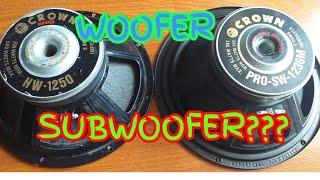 ANO NGA BA PINAGKAIBA NI SUB WOOFER AT NI WOOFER [upl. by Delora]