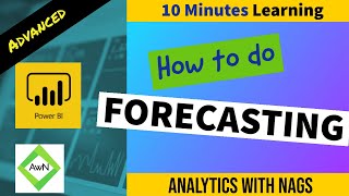 Power BI Tutorial 3050  How to do Forecasting in Power BI [upl. by Asseret844]