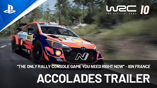 WRC 10  Accolades Trailer  PS5 PS4 [upl. by Nahttam]