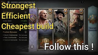 State of Survival best possible strongest and efficient build [upl. by Oludoet]