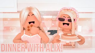 Going To a RESTAURANT in Roblox 🍽 ft Alix  seqshell [upl. by Arramat]