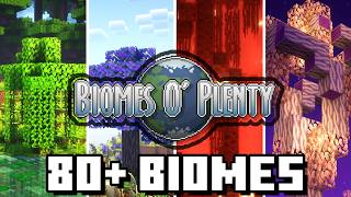 Dynamic Trees  Biomes O Plenty Compat mod tutorial Guide Live trees everywhere Minecraft java [upl. by Trevah]