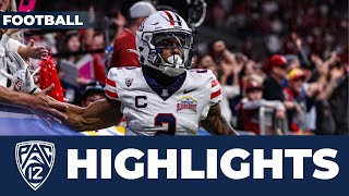 No 14 Arizona vs No 12 Oklahoma Football Highlights  2023 Alamo Bowl [upl. by Nerrot]