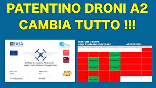 PATENTINO DRONI A2 CAMBIA TUTTO [upl. by Frederik]