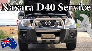 How to perform an oil change on a Nissan Navara D40 2010 [upl. by Teferi489]