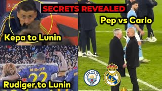 Rudiger and Kepa help Lunin save penalty shootout  Pep Guardiola and Carlo Ancelotti reactions [upl. by Tenney]