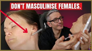 How To Create A Great Jaw Filler Result amp Avoid Masculinising Female Patients [upl. by Cassy480]