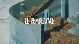 Etape 5  Le remblayage de votre piscine [upl. by Coyle]