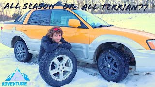 All Terrain vs All Season Tires A Review for your Subaru [upl. by Anilas]