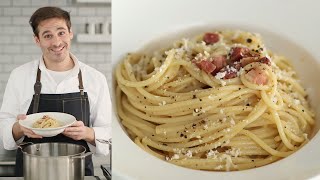 The Trick to Luscious and Creamy Carbonara  Kitchen Conundrums with Thomas Joseph [upl. by Teerprah]