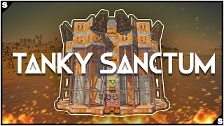 The Tanky Sanctum Remastered  Clan Base  Open Core  Roof Bunkers  Widegaps  Rust Base Designs [upl. by Lietman]