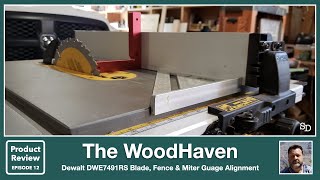 Before you use your DeWALT DWE7491RS Watch This  Fence amp Blade Alignment [upl. by Bruns]