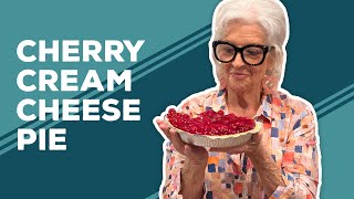 Love amp Best Dishes Cherry Cream Cheese Pie Recipe  No Bake Desserts Recipe [upl. by Naldo]