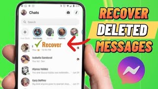 How to Recover Deleted Messages on Messenger [upl. by Siladnerb]