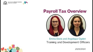 An Overview of Payroll Tax 2023  24 webinar [upl. by Akilak]