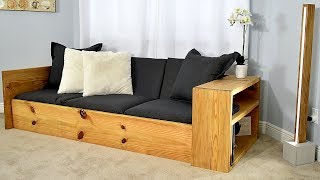 DIY Sofa Bed  Turn this sofa into a BED [upl. by Eiramnwad706]