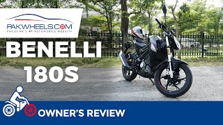 Benelli 180S  Owners Review  PakWheels [upl. by Acirtap]