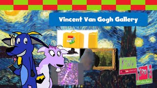 Krazy Krok Productions  Vincent Van Gogh Art Gallery 2020  Learning About Colors [upl. by Rich347]