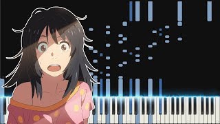 Zen Zen Zense  Kimi no Na wa OST Piano Tutorial Synthesia  Animenz [upl. by Bonnibelle933]