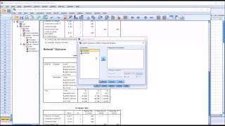 Binary Logisitic Regression in SPSS with Two Dichotomous Predictor Variables [upl. by Xirtaeb60]