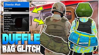 GTA 5 DUFFLE BAG GLITCH DIRECTOR MODE WORKING HOW TO GET ANY DUFFLE BAG DM GLITCH AFTER PATCH 158 [upl. by Shiff]