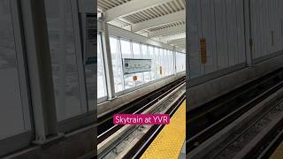 YVR Skytrain station at Vancouver Airport [upl. by Aihsrop275]