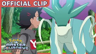 Goh and Suicune  Pokémon Master Journeys The Series  Official Clip [upl. by Bovill]