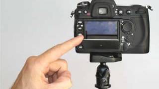 Nikon D300 with Flipbac LCD Protector Viewfinderwmv [upl. by Nedak]