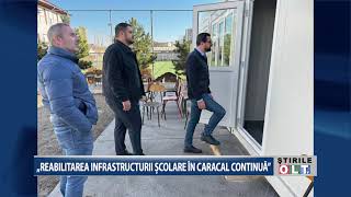 REABILITAREA INFRASTRUCTURII SCOLARE IN CARACAL CONTINUA [upl. by Anabahs]