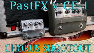 PastFX Chorus Ensemble Deluxe vs Vintage Boss CE1 [upl. by Acinnad700]