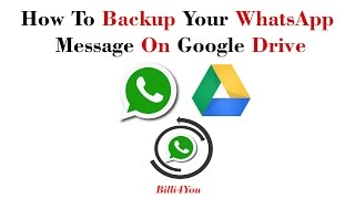 How To Backup Your WhatsApp Message On Google Drive [upl. by Neirol866]