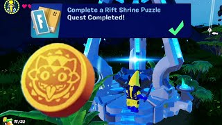 Rift Shrine Puzzle Quest World Seed Guide in LEGO Fortnite [upl. by Sammons]