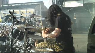 Pearl Artist Adrian ErlandssonAt The Gates Drum Cam Tuska 2011  Blinded By Fear [upl. by Krum]