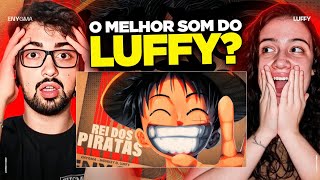 REAGIMOS Rei dos Piratas  Enygma 98 Luffy One Piece React [upl. by Tnilc]