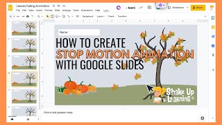 How to Create Stop Motion Animation Activities in Google Slides [upl. by Larrisa634]