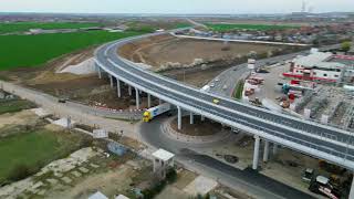 Drumul de legătură Oradea  Autostrada A3 a fost finalizat [upl. by Aizatsana582]