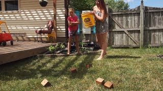 Yardzee  How to Make a Giant DIY Yard Dice Game [upl. by Einafit15]