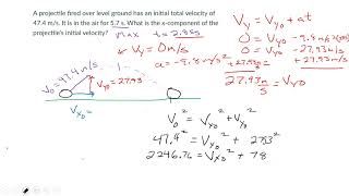 2D Motion Problem Set Problem 14 [upl. by Gilus]