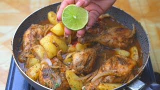 La receta de POLLO y papas que sorprendió a todos Un ALMUERZO rápido y sin complicaciones [upl. by Ahsuatan]