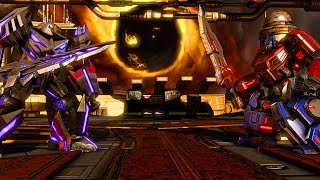 Transformers Fall Of Cybertron  The Final Fight  Optimus Vs Megatron Both Outcomes [upl. by Chenee]