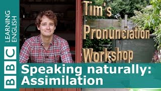 👄 Tims Pronunciation Workshop Assimilation of t and p [upl. by Eylloh91]