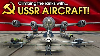 Climbing the ranks with USSR AIRCRAFT  War Thunder [upl. by Nosloc570]