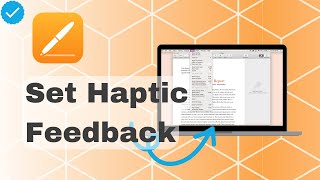 How To Set Snap Haptic Feedback In Pages [upl. by Akcirre]