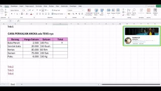 Empat trik excel dan word [upl. by Enalb262]