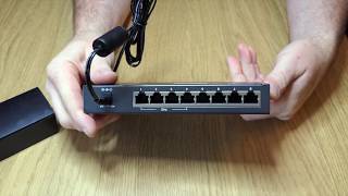 TPLINK TLSG1008P POE SWITCH [upl. by Jasmine]